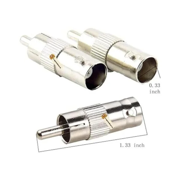BNC macho a RCA hembra y BNC hembra a RCA macho y BNC_2