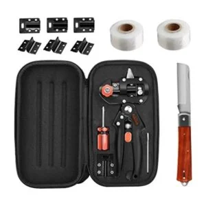 FUNTECK Kit de podadora de injerto 2 en 1 injerto en V