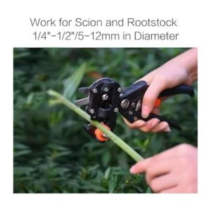 FUNTECK Kit de podadora de injerto 2 en 1 injerto en V