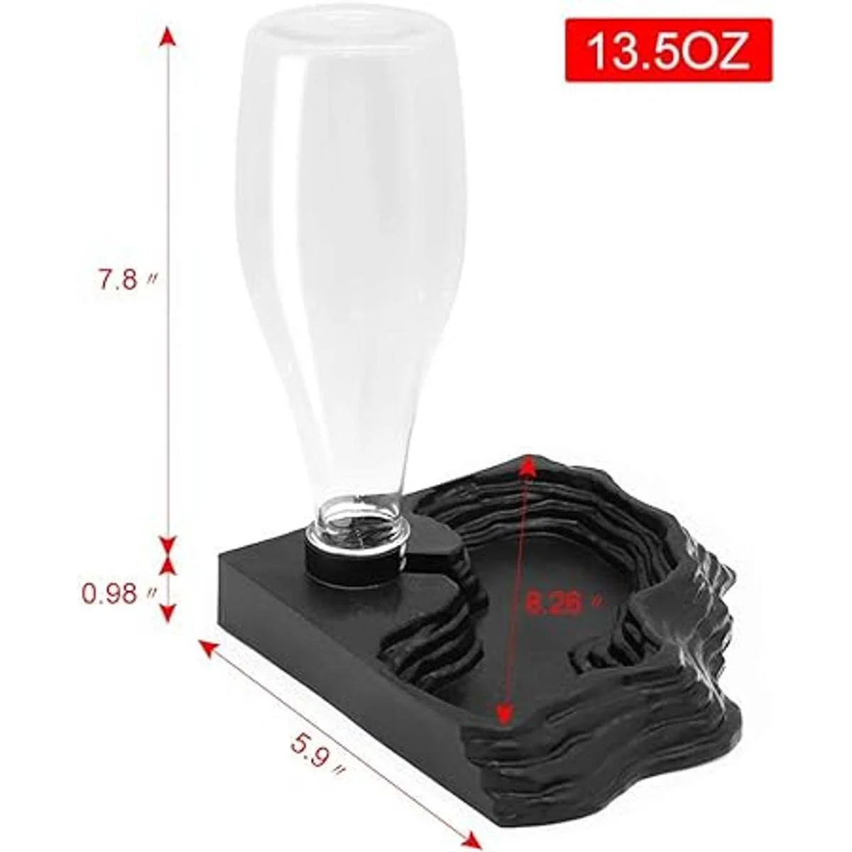 SLSON Alimentador de agua para reptiles dispensador de