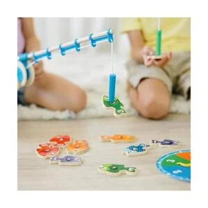 Melissa Doug Juego de pesca de madera de captura y_2