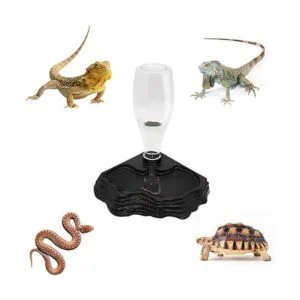 SLSON Alimentador de agua para reptiles dispensador de