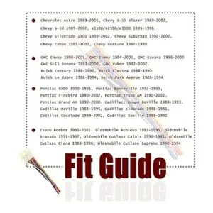 RED WOLF Conector de arnés de cableado de radio estéreo de_2