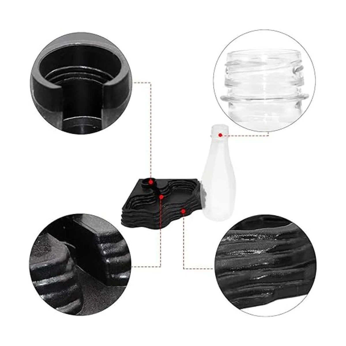 SLSON Alimentador de agua para reptiles dispensador de