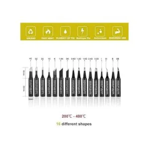 16 puntas de soldadura de 2952.8 ft sin plomo puntas de