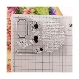 Ink Marks Dots Sellos decorativos para álbum de recortes_2