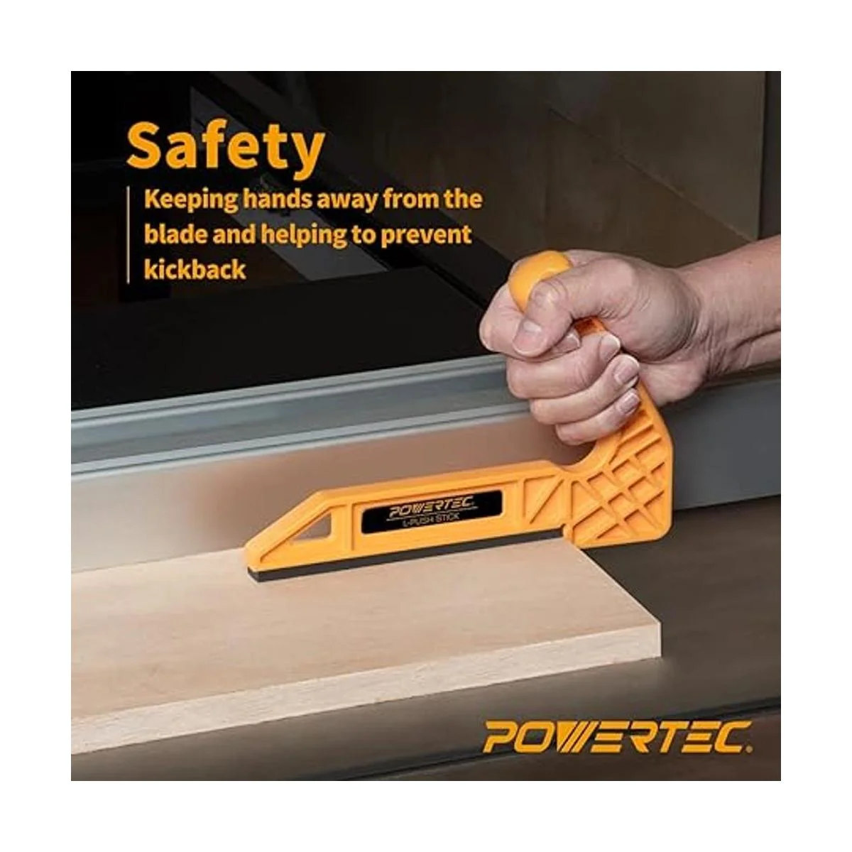 POWERTEC 71338 Palo de plástico en forma de L