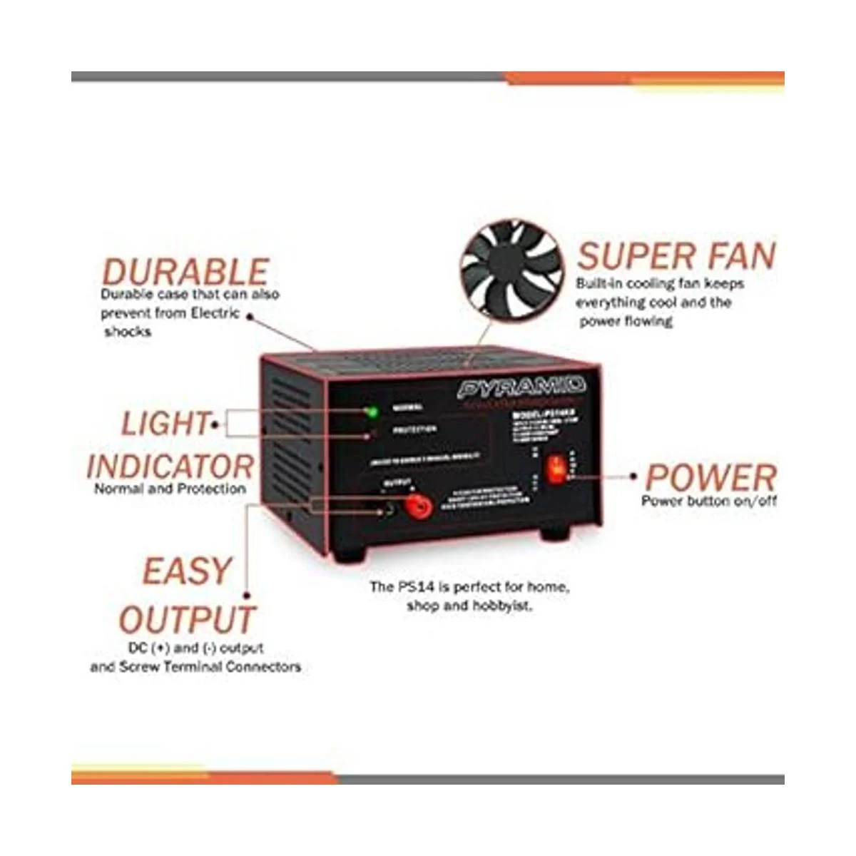 Fuente de alimentación de banco compacta universal 12_3