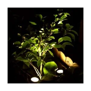 AVEKI Focos solares para estanque 12 luces LED solares