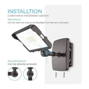 HYPERLITE Paquete de 2 luces LED de 50 W para exteriores_2