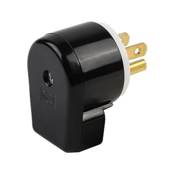 2 piezas Conector de CA ajustable de ángulo recto Nema