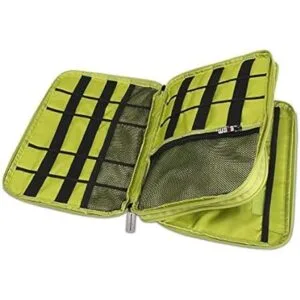 Organizador electrónico de tres capas y organizador de