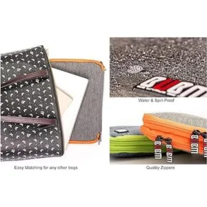 Organizador electrónico de tres capas y organizador de