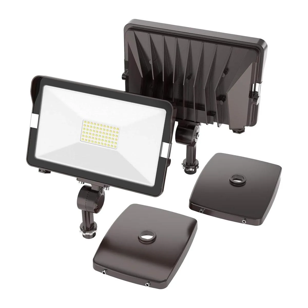 HYPERLITE Paquete de 2 luces LED de 50 W para exteriores_1