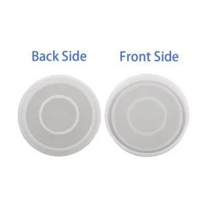 Paquete de 4 moldes de silicona para posavasos redondos