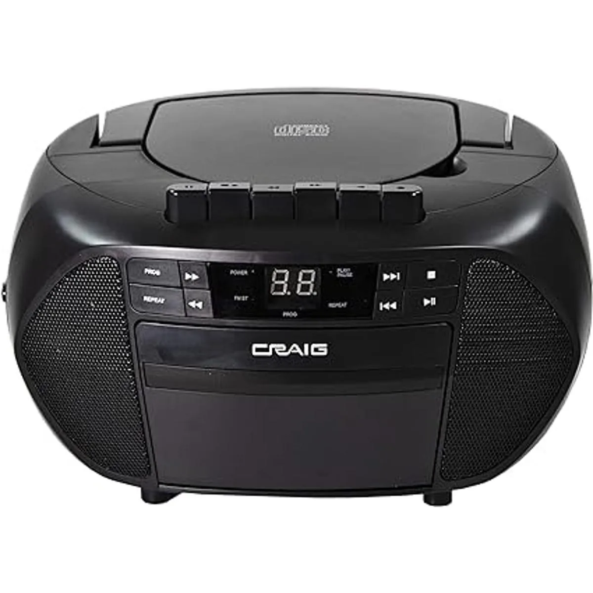 Craig CD6951 Caja de CD portátil de carga superior con_5