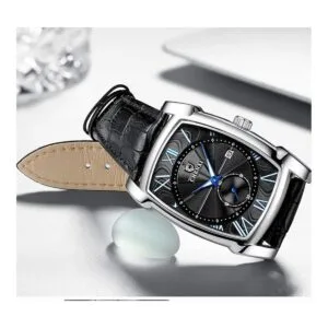 Hombres Vintage Relojes Cuarzo Analógico Fecha Reloj Cuero_2