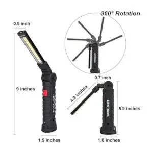 Lebote Luz LED de trabajo luz de trabajo recargable COB_2