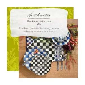 MacKenzieChilds Posavasos para bebidas juego de bar y_2