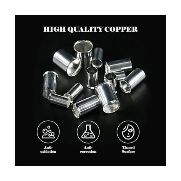 Glarks 100 piezas AWG 4 2 1 20 alambre cobre engarzado_3