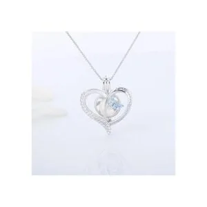 LGSY Colgantes de jaula de corazón de plata de ley 925 con_5
