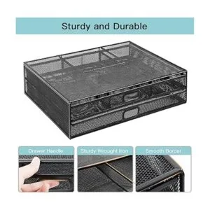 Soporte elevador para monitor de computador con cajón_3