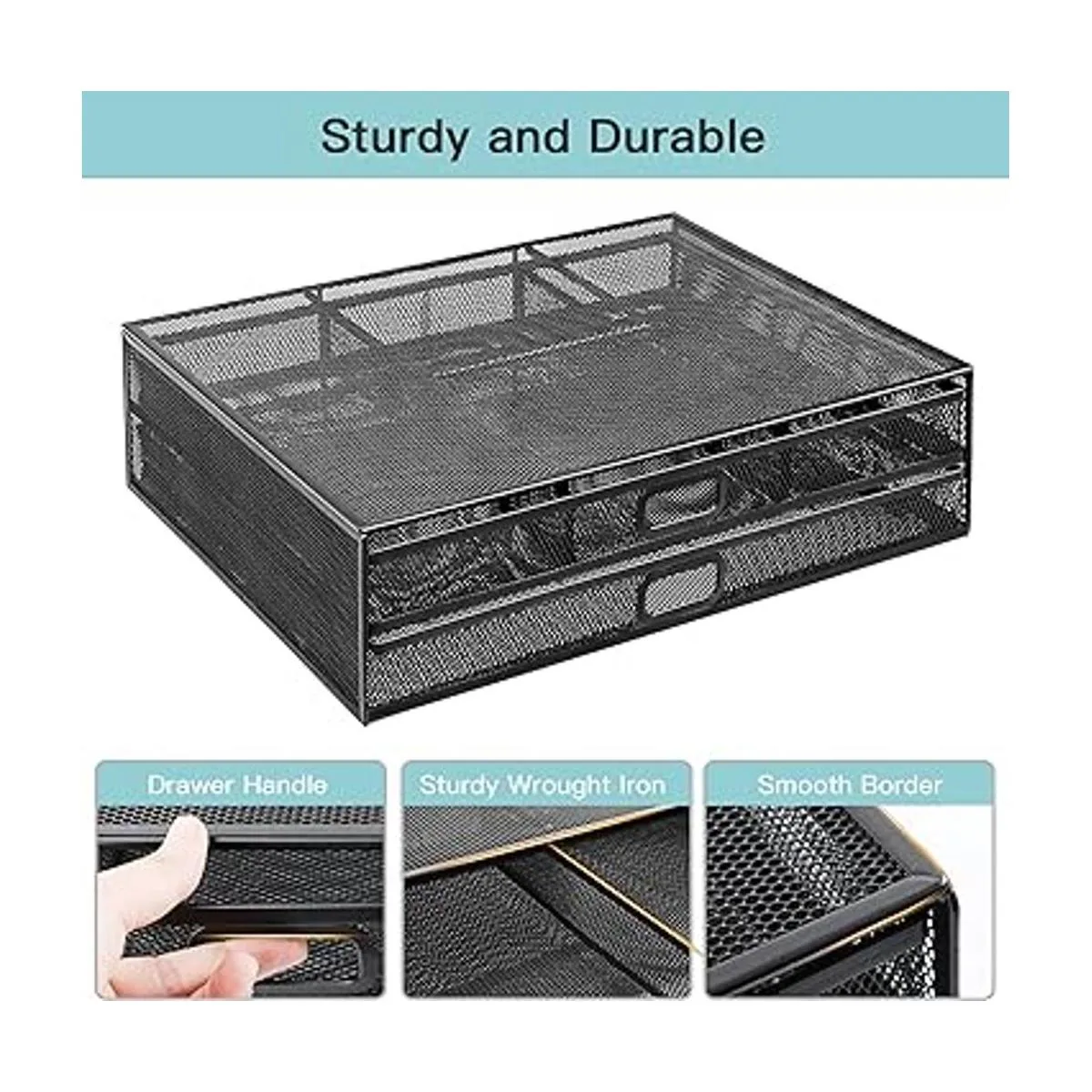 Soporte elevador para monitor de computador con cajón_3
