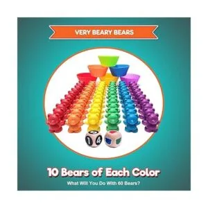 Jumbo Counting Bears Matching Game Montessori Fine Motor_6