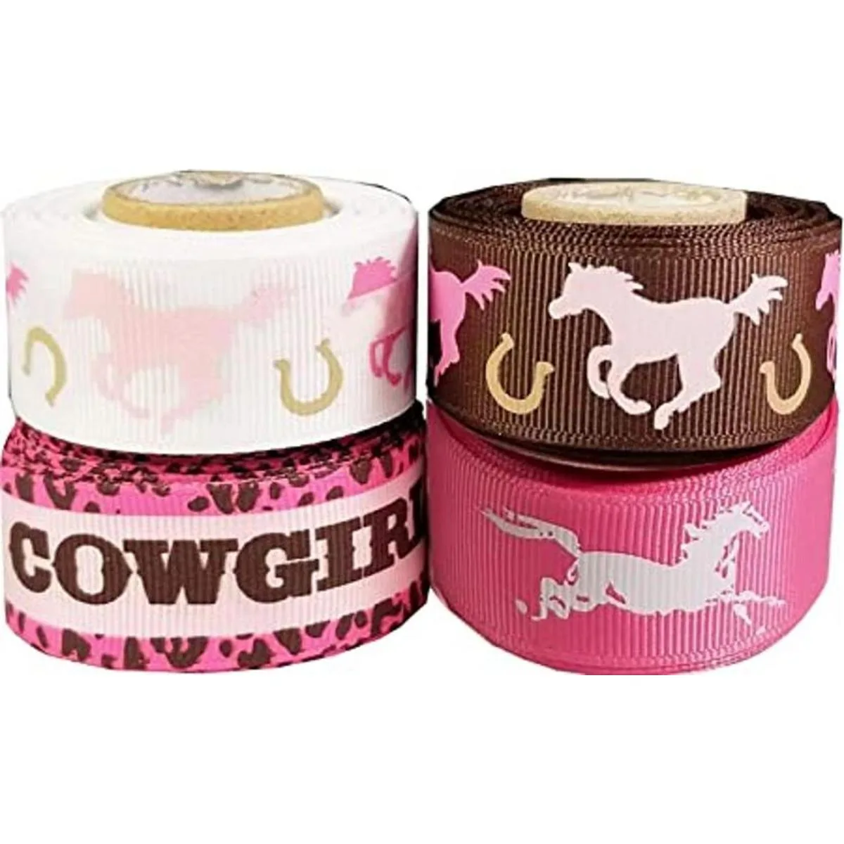 QYO 78 Grosgrain cinta vaqueracaballo set para envolver_1