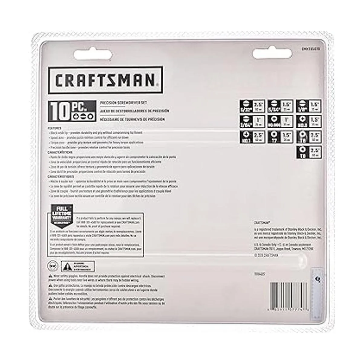 CRAFTSMAN Juego de destornilladores precisión 10 piezas_2