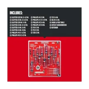 Juego de destornilladores CRAFTSMAN variados 25 piezas_2