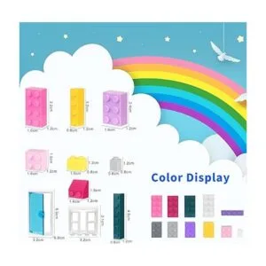 Anksono Ladrillos de construcción 1000 piezas juguetes a_3