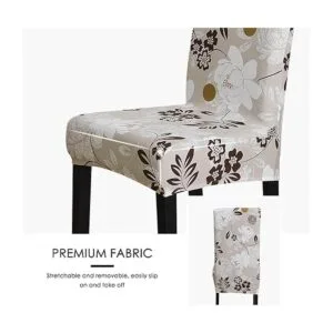 Forcheer Juego de 4 fundas elásticas para sillas de_5