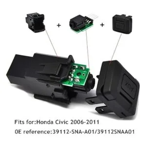 Puerto auxiliar para Honda Civic 39112SNAA01 adaptador de_3