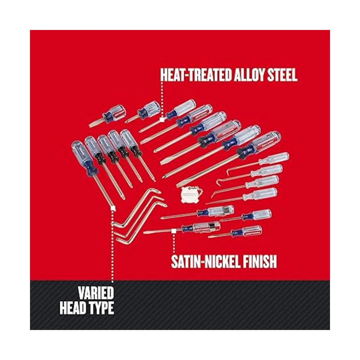 Juego de destornilladores CRAFTSMAN variados 25 piezas_3