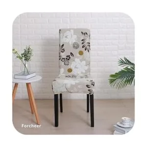 Forcheer Juego de 4 fundas elásticas para sillas de_2
