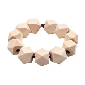 Jdesun 60 cuentas de madera sin acabar 055 pulgadas