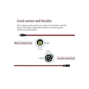 DaFuRui Paquete de 36 conectores de cable de alimentación_4