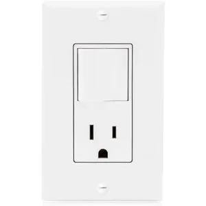 Maxxima Interruptor y toma de luz basculante combinados_2