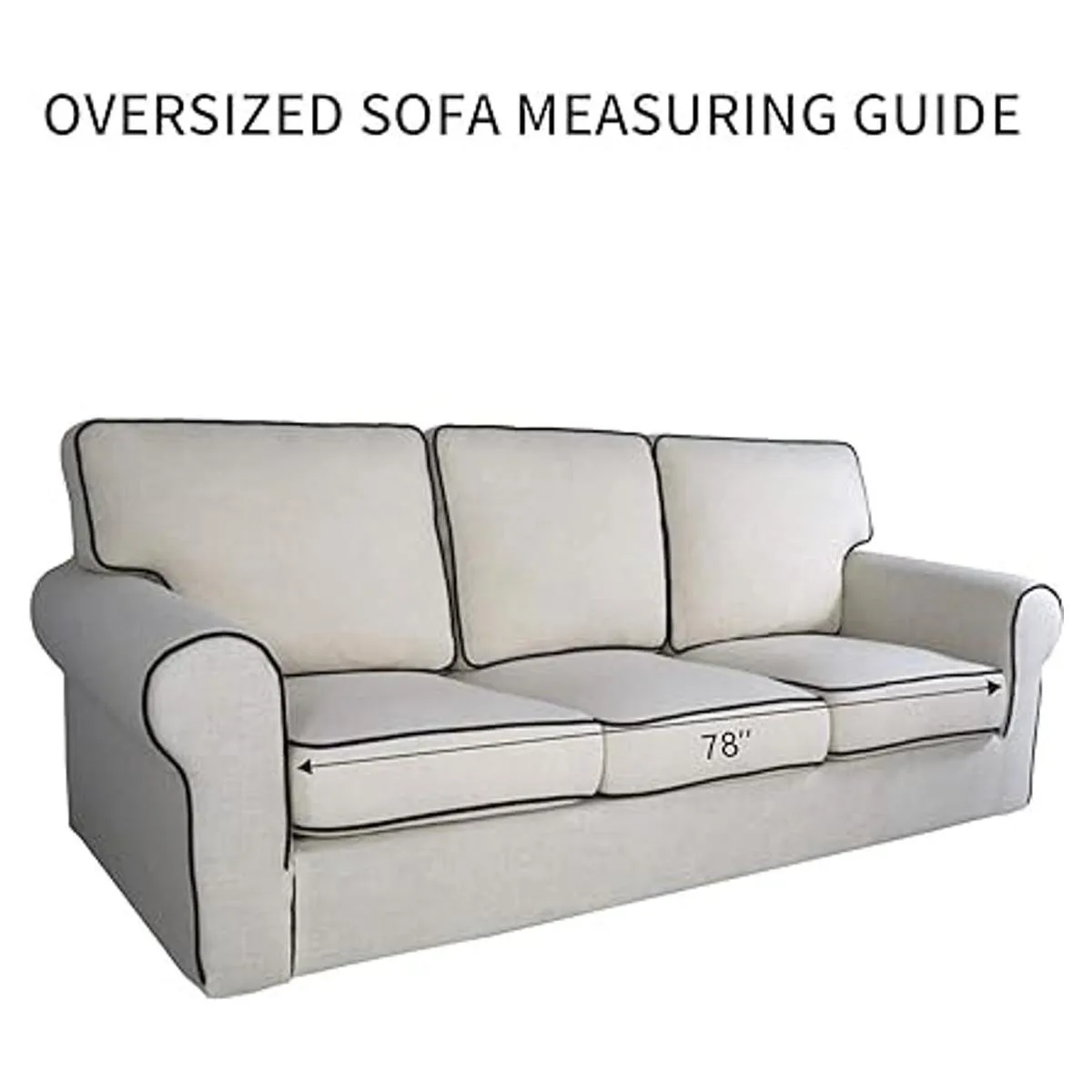 PureFit Funda acolchada reversible para sofá resistente