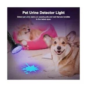 Escolite Linterna UV de luz negra 100 LED de 395 nM_3