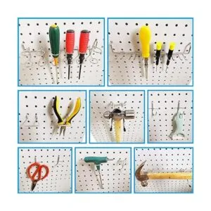 FRIMOONY Surtido de ganchos de clavijas con cubos de_6