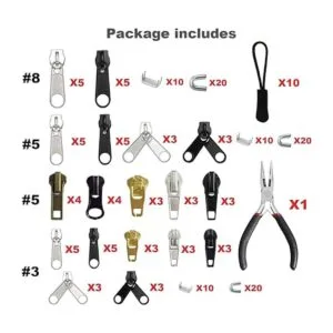 EuTengHao Kit de reparación de cremallera de 169 piezas_2