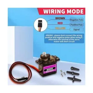 DaFuRui Paquete de 5 servomotores MG90S Mini 9G MG90S_3