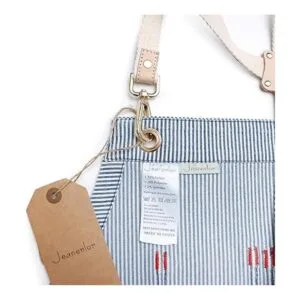 Jeanerlor Delantales de mezclilla a rayas azules para_5