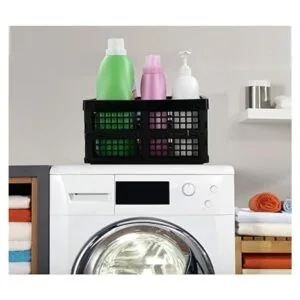 Saedy 16 Litros Negro Plegable Almacenamiento Crates