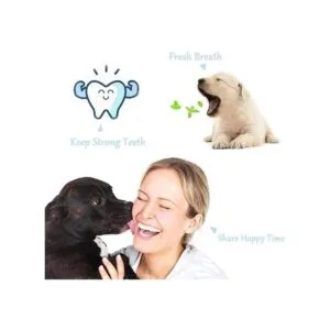 Orgrimmar Cepillo de dientes para mascotas de 3 lados para_2