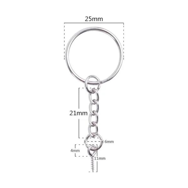 Hendevl Llavero de 0.984 in con cadena extensible y_3