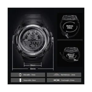 Reloj sumergible luminoso submarino de 328.1 ft para