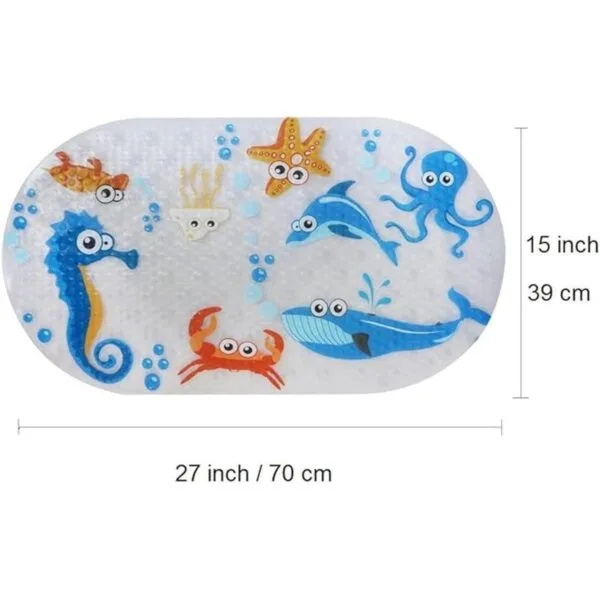 FEIDOL Alfombrilla de baño antideslizante para bebé con